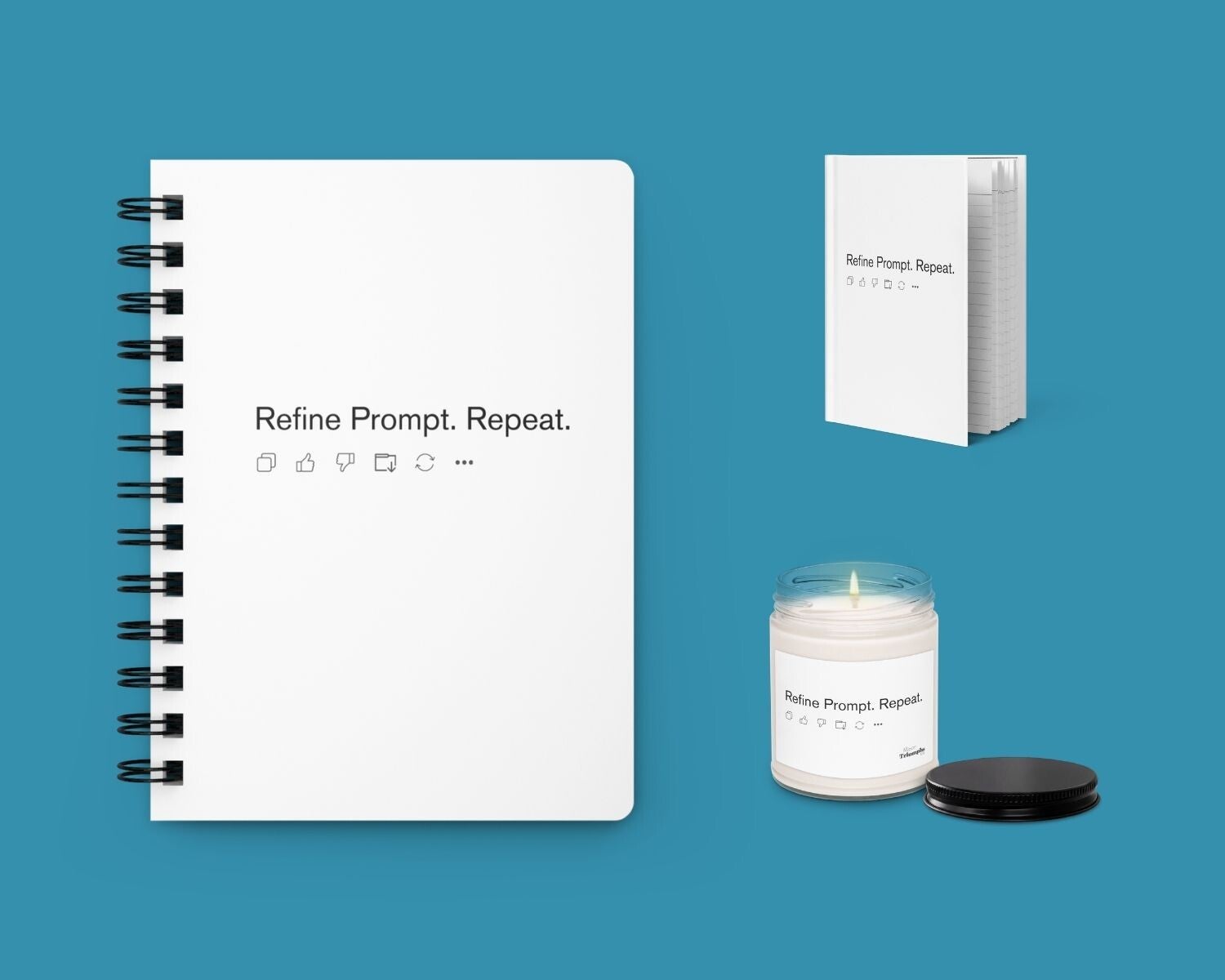 journals and candles