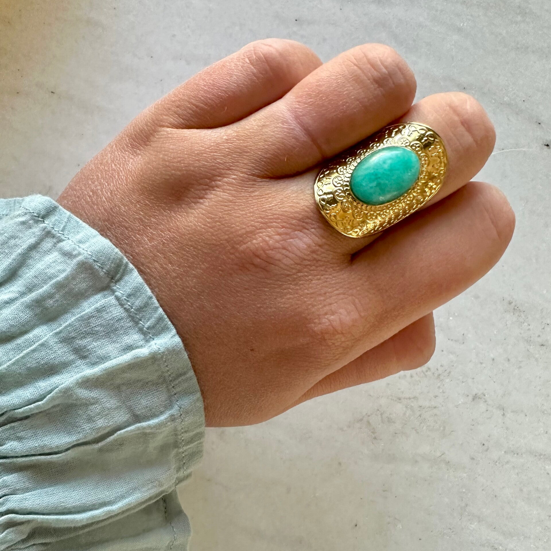 Turquoise statement Ring