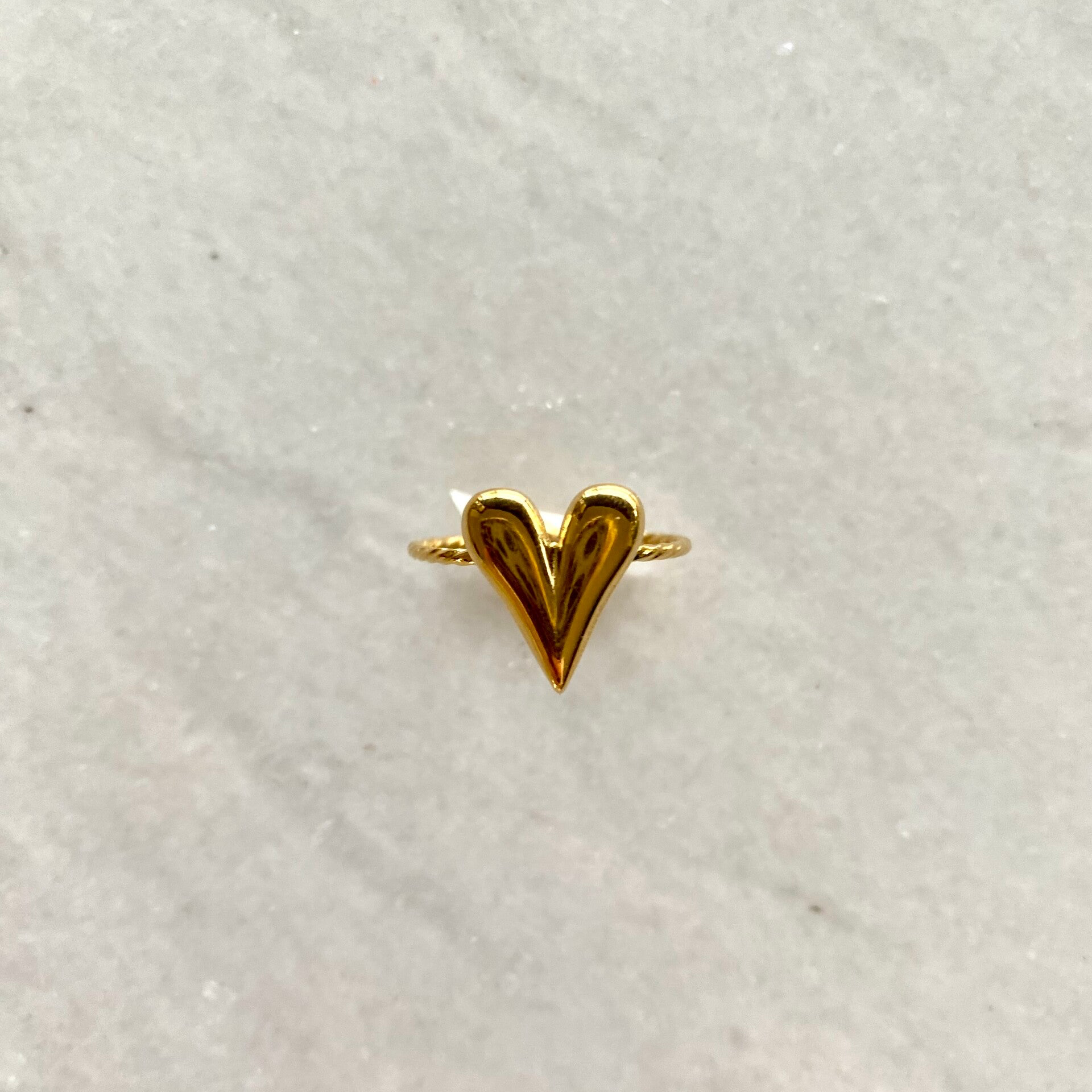 Lucky Heart ring gold
