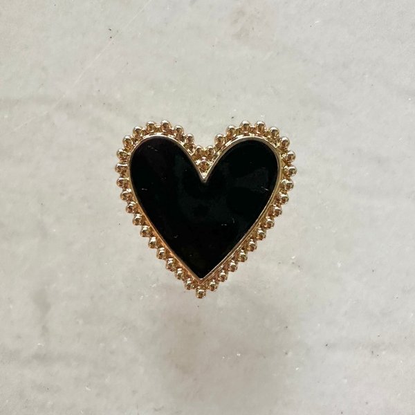 Black Heart Ring