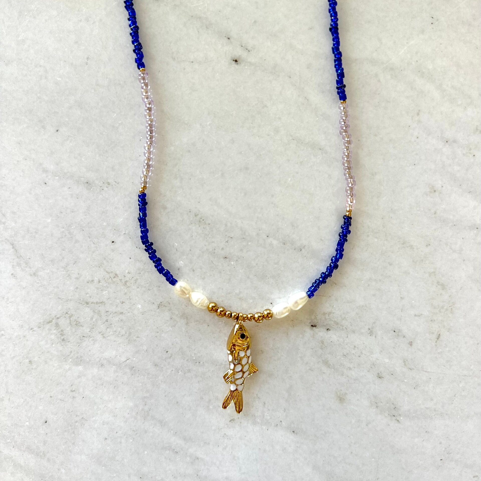Fisshie pearl necklace