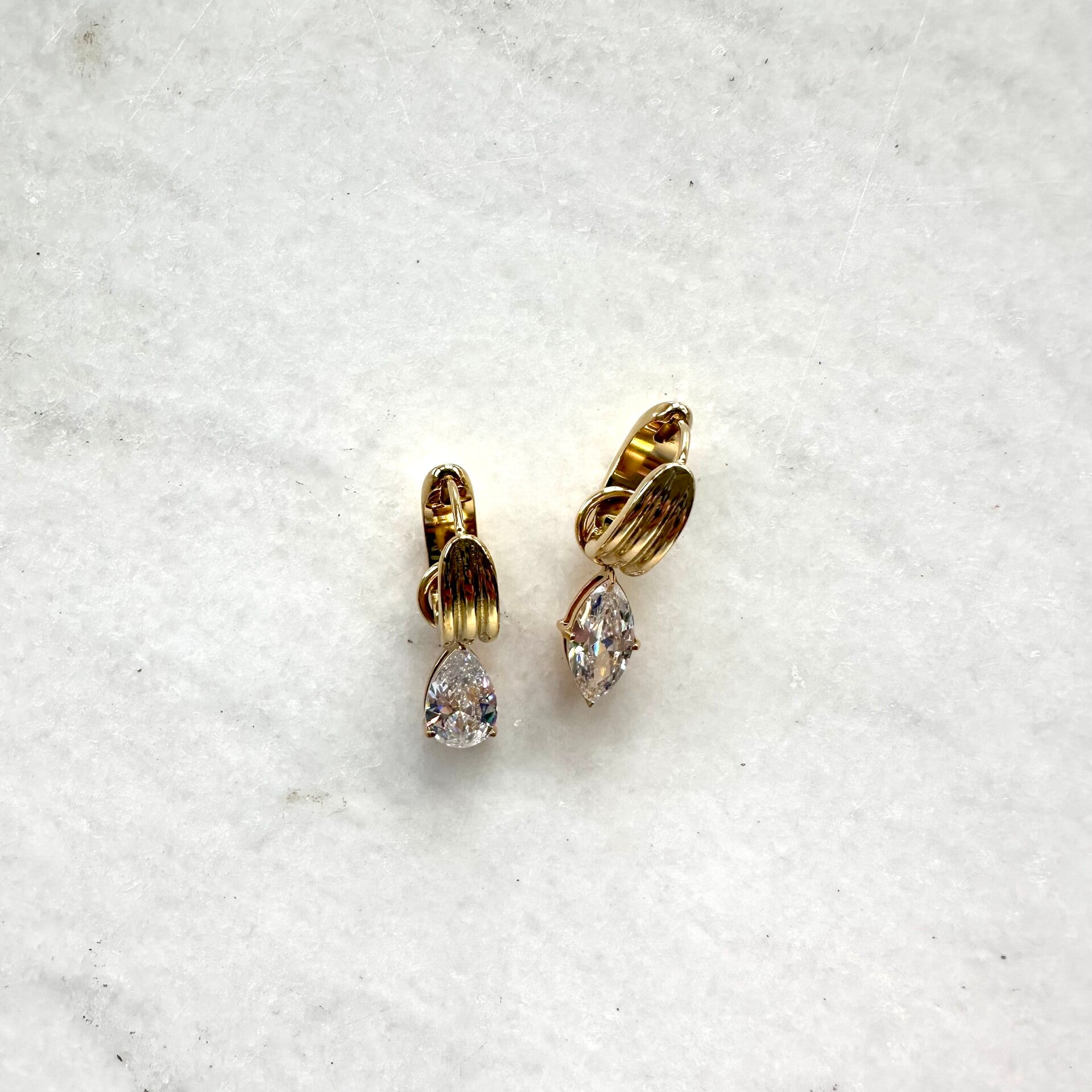 Big shine earrings