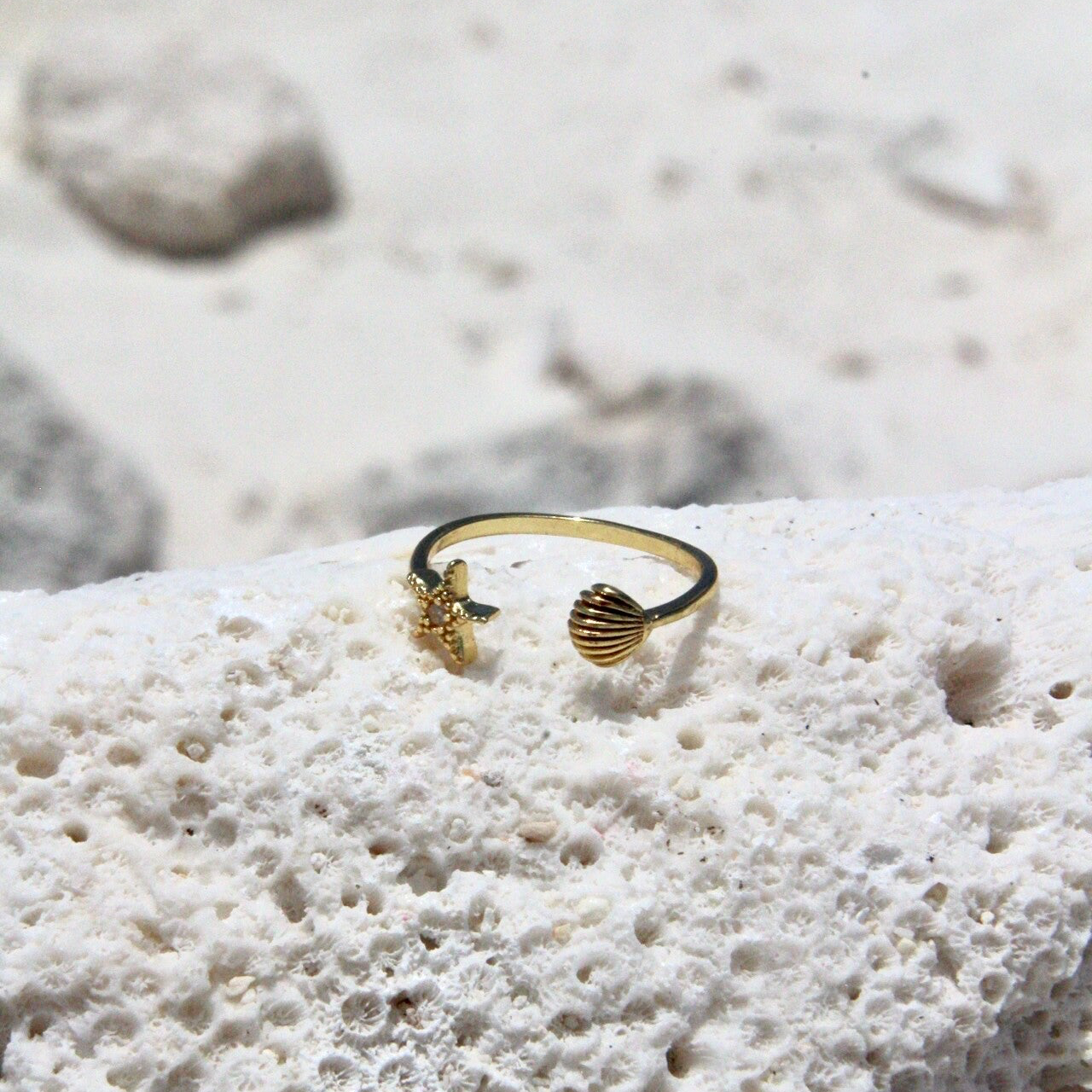 Star Shell ring