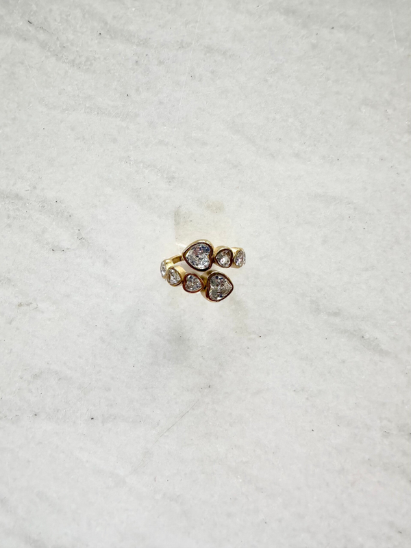 Multi heart ring