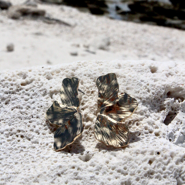 Ocean flake earrings