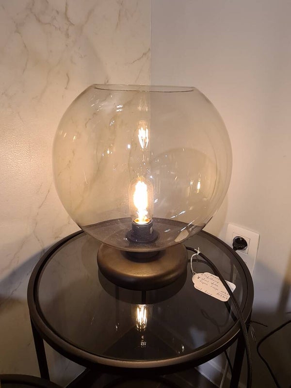 Tafellamp Marckdael rond met goudkleurige voet