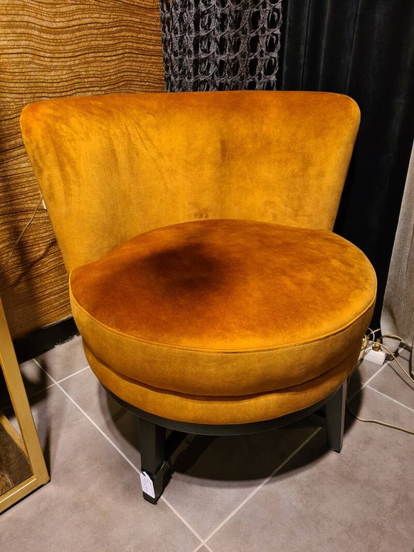 Bijzetzeteltje Aude oranje/bruine kleur