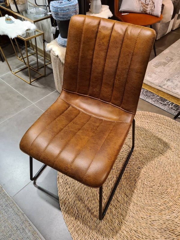 Eetkamerstoel BUROL cognackleur