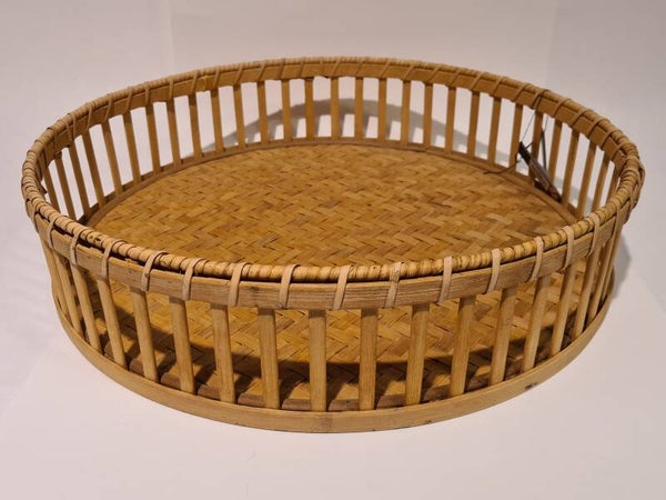 INVITO - Tray rond rotan dimater 47 cm L