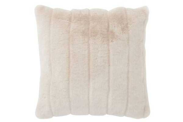 INVITO - J-Line - Kussen Nepbont Beige - zeer zacht