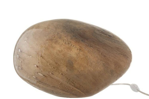 Lamp Dany Ovaal Glas Bruin