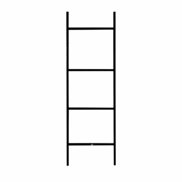 Laddertje zwart 160 cm hoog