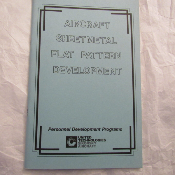 Aircraft Sheetmetal Flat Pattern Development