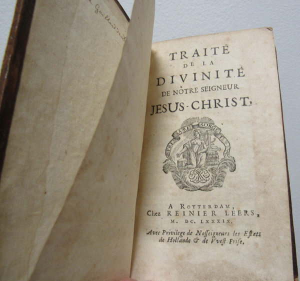1689 Existence God French Divinity of Jesus by James Abbadie