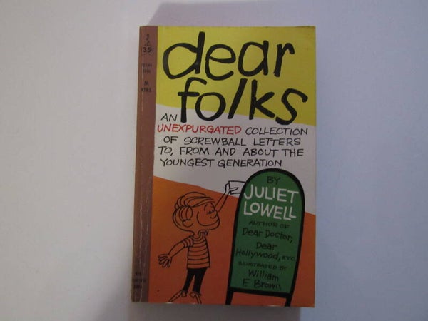 Dear Folks by Juliet Lowell