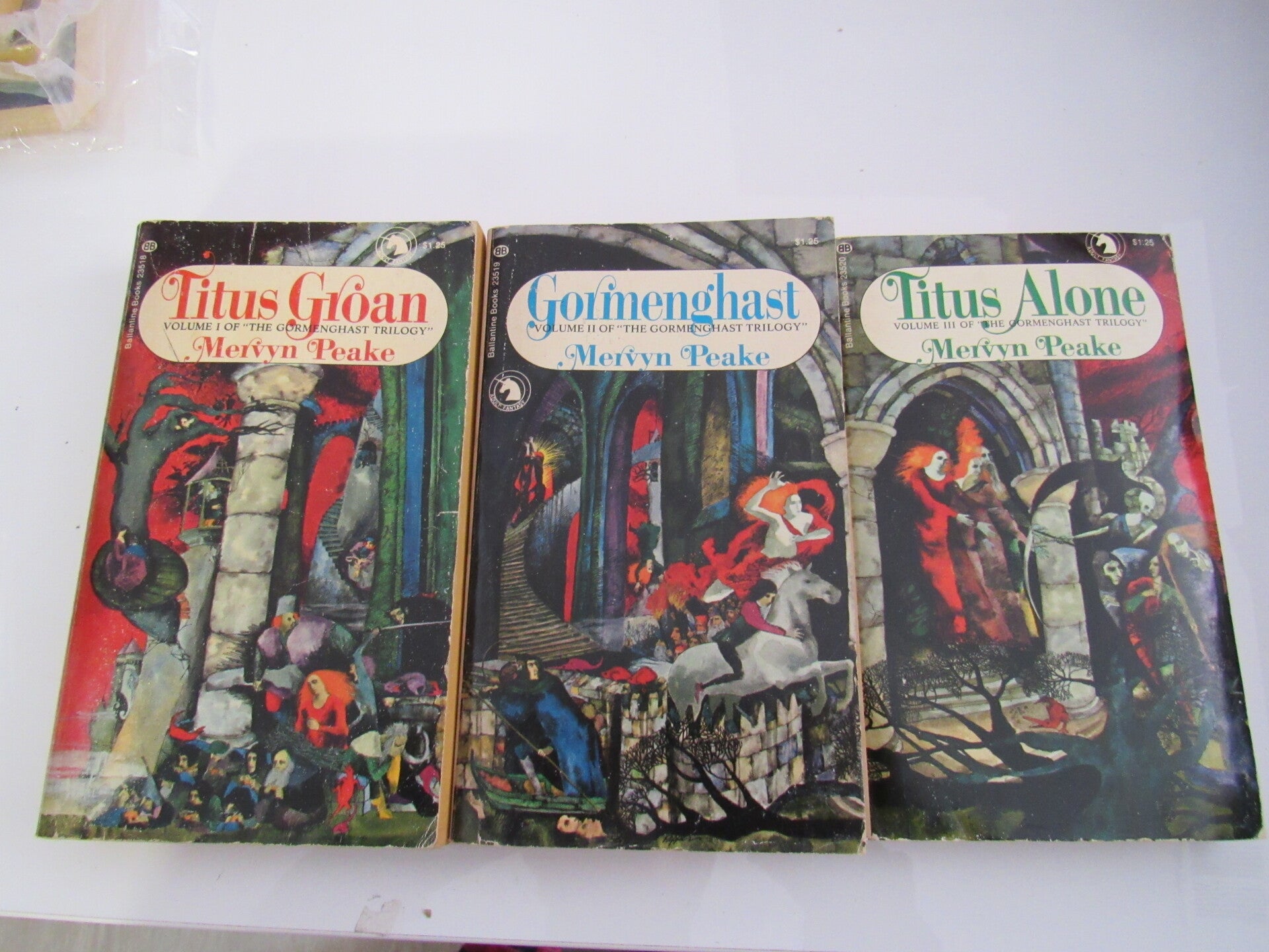 The Gormenghast Trilogy by Mervyn Peake