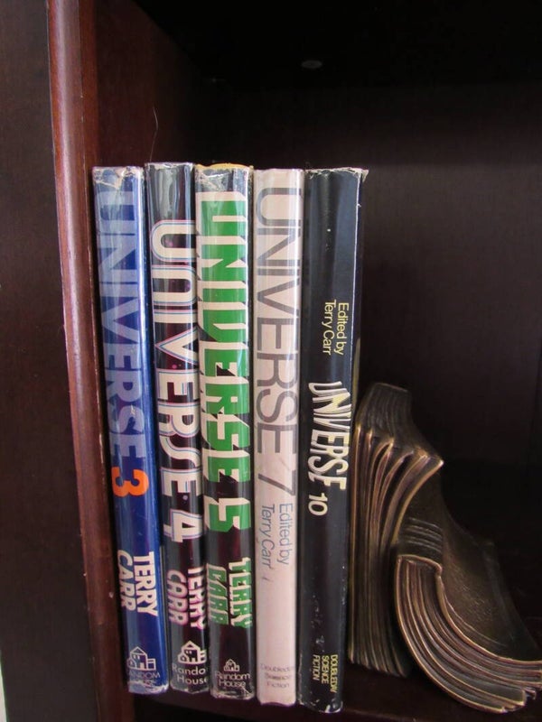 Universes 3, 4, 5, 7, and 10 edited by Terry Carr