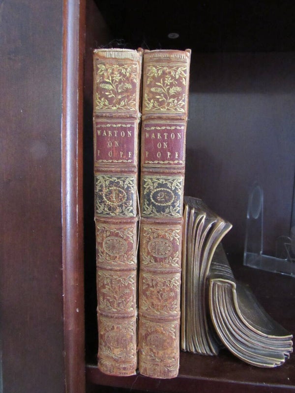 1782 - An Essay on the Genius and Writings of Pope by Joseph Wharton