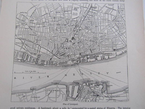 Antique Map - Liverpool (1883)