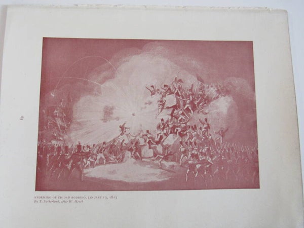 Antique Print - British Military - 1909