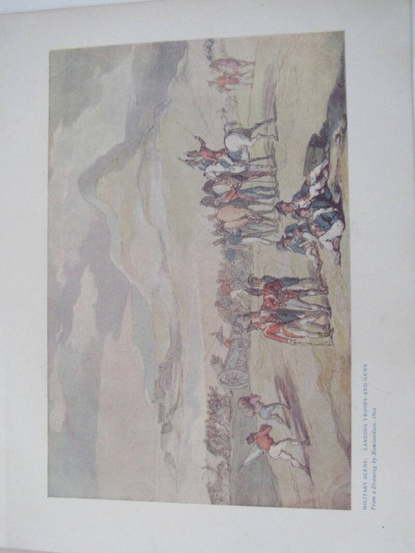 Antique Print - British Military - Military Scene (1909)