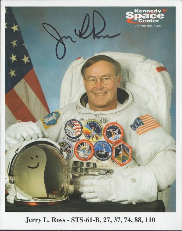 NASA - Astronaut Jerry L. Ross signed photo