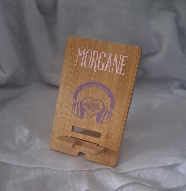 Support Téléphone en bois Personnalisable