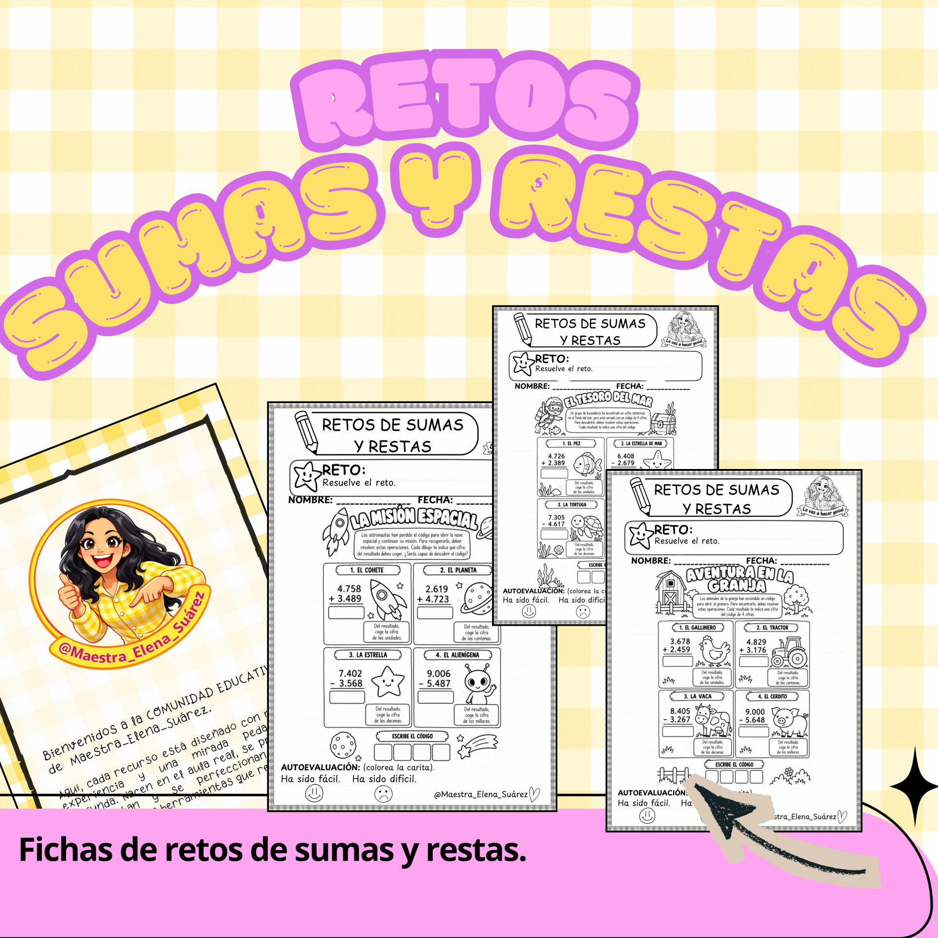 Retos sumas y restas