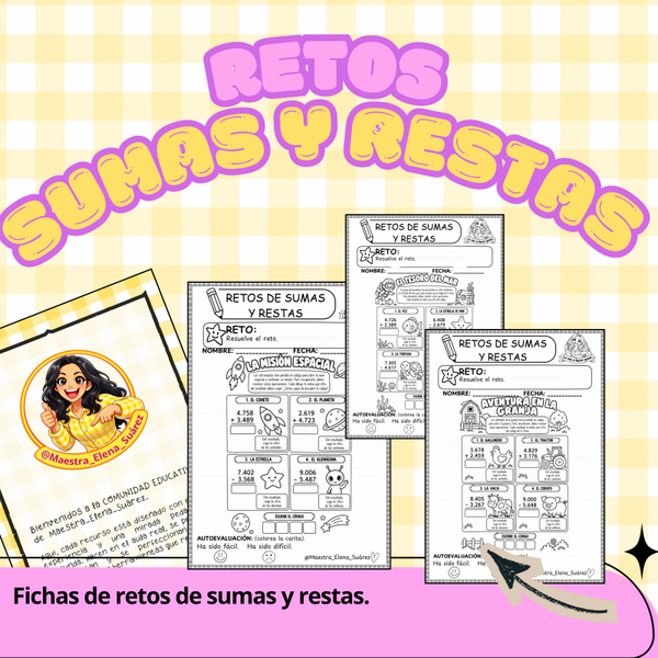 Retos sumas y restas