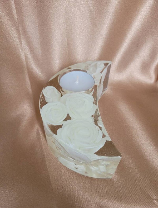 Moon met rozen