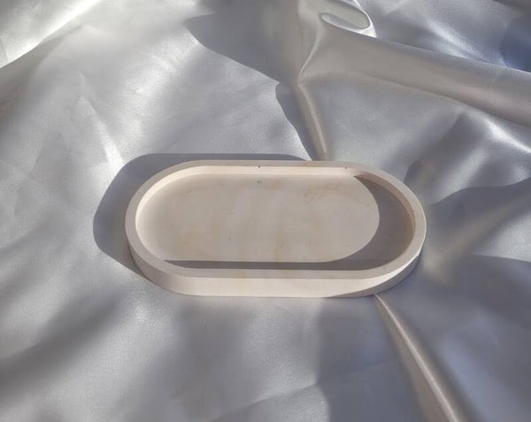 Tray vorm Mali wit/beige