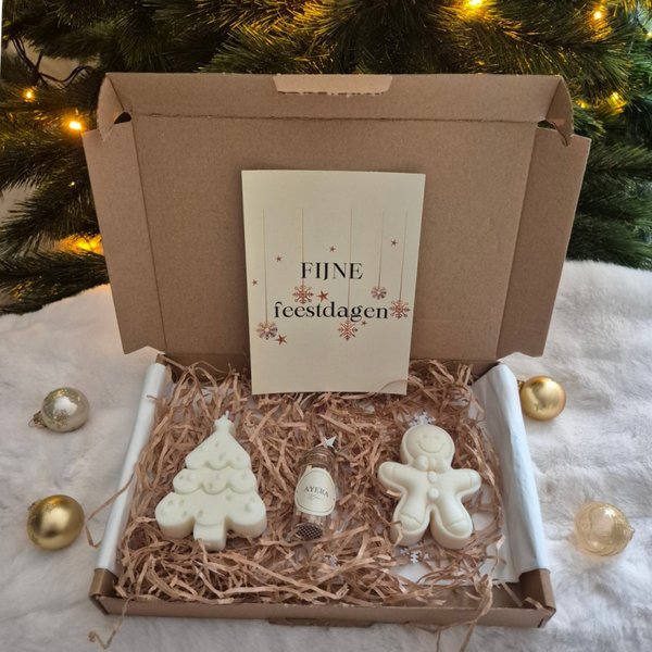 Kerst brievenbuscadeau Kerstboom & Gingerbread