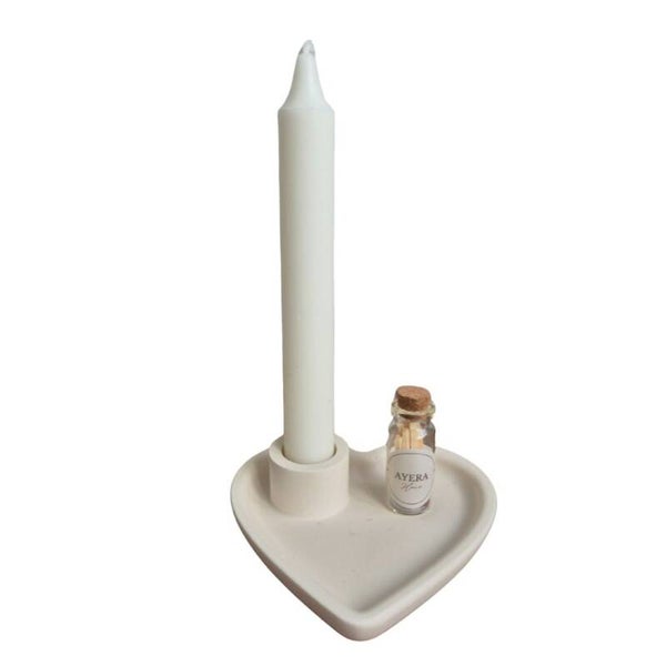 Brievenbuspakket hart beige