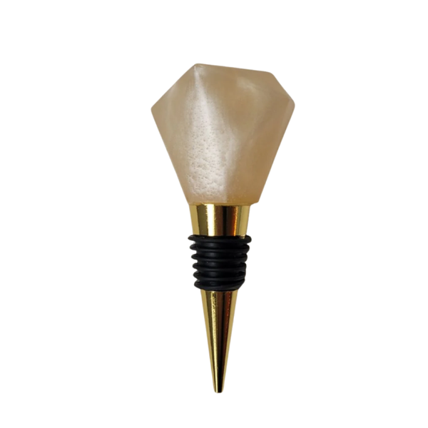 Wijnstopper champagne/ goudkleurig