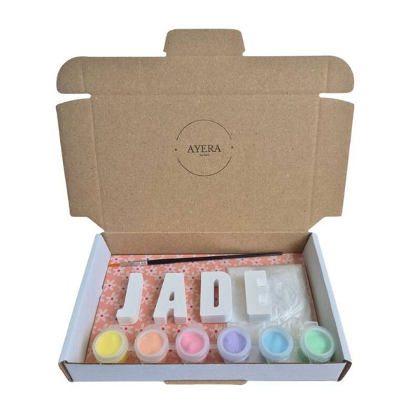 DIY schilderkit Kleur je naam