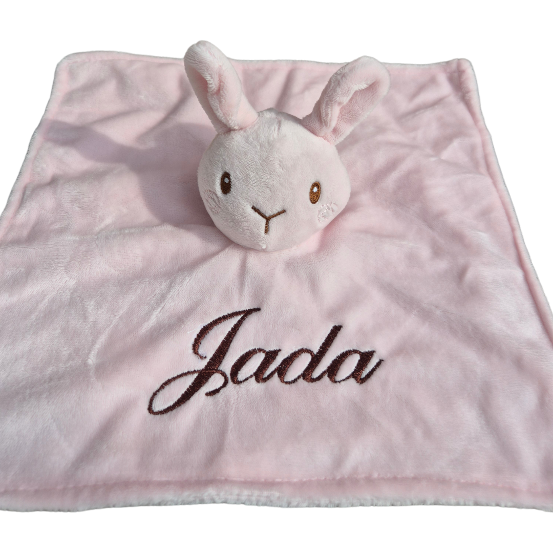 Gepersonaliseerd knuffeldoek bunny