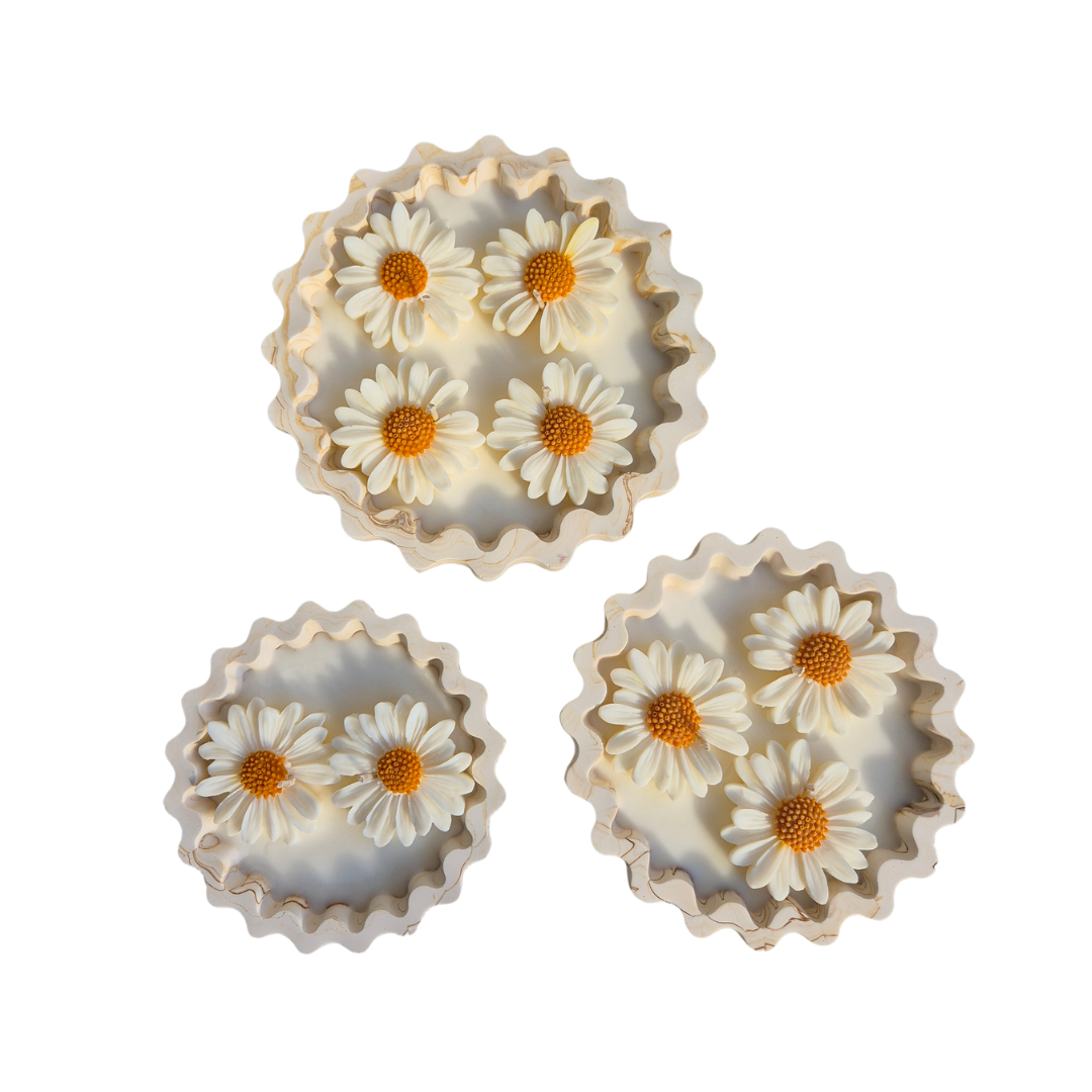 Handgemaakte plateau coquille schelpvorm acrylic resin nieuw
