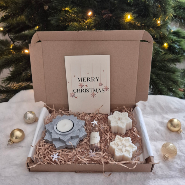 Kerstlichtpuntje voor jou marmer grijs/wit
