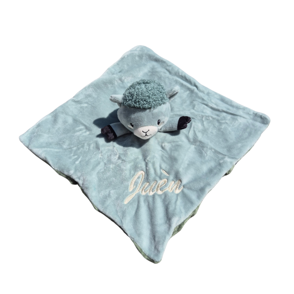 Gepersonaliseerd knuffeldoek schaap