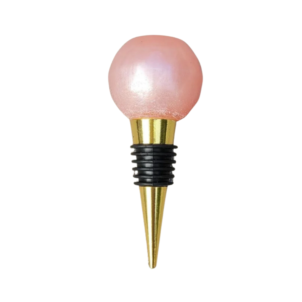 Wijnstopper roze/goudkleurig