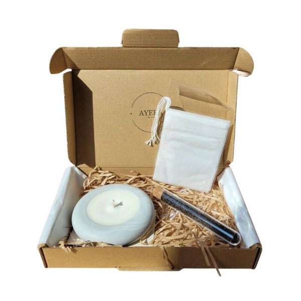 Theeleutje kleur grijs/wit marmer