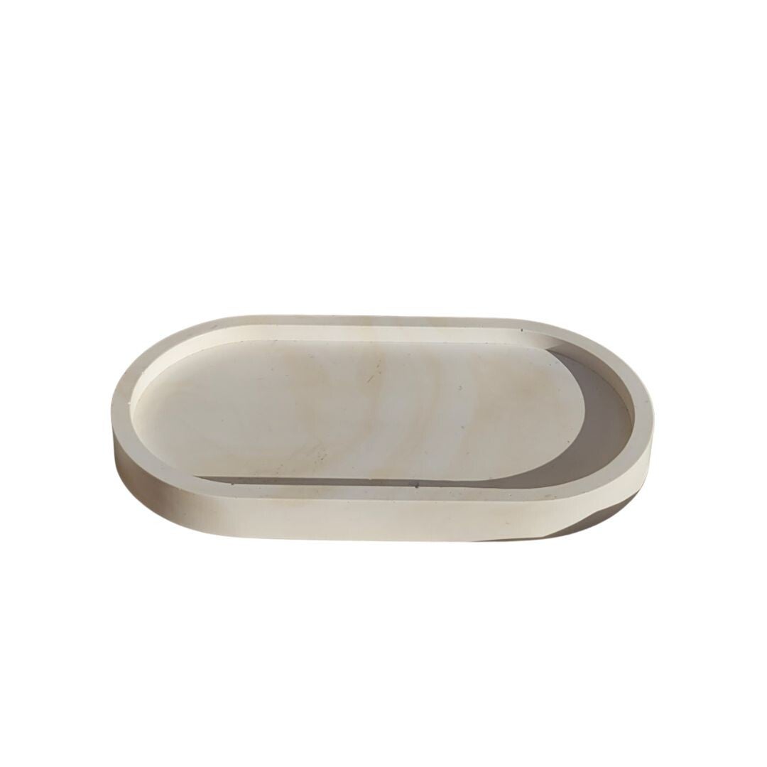 Marmer beige/wit