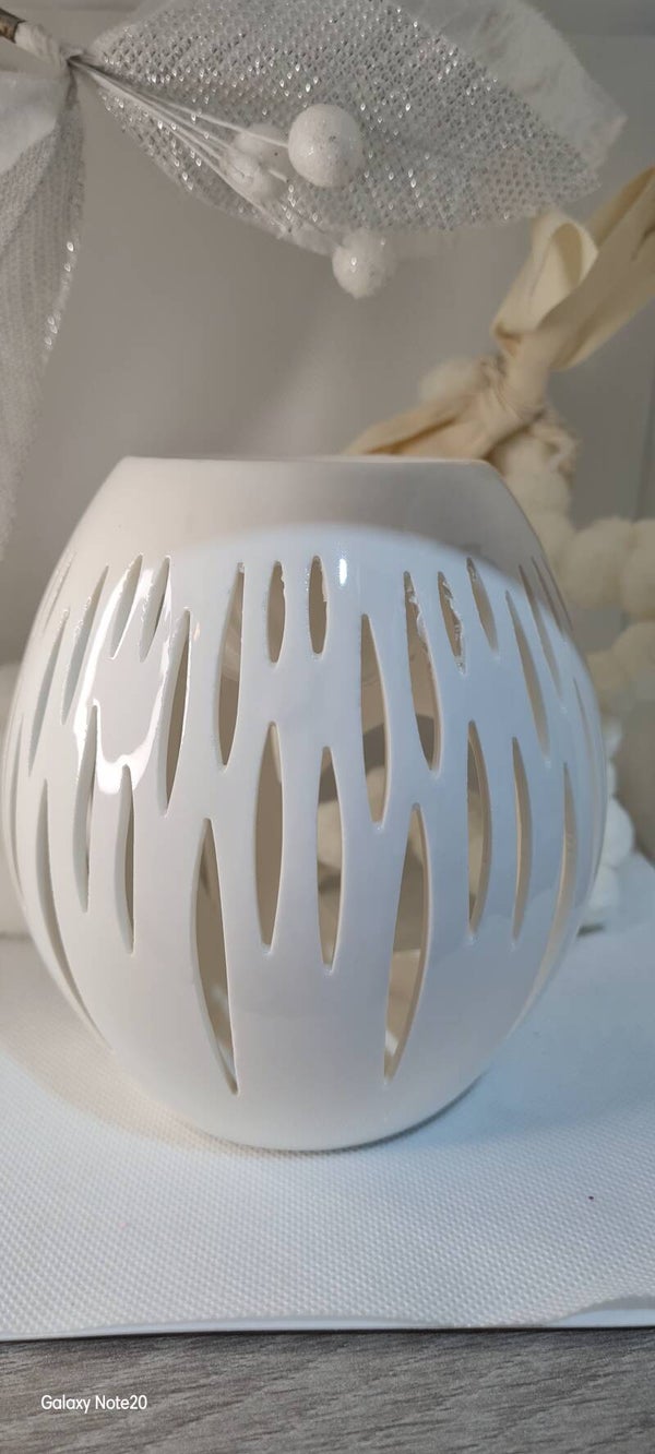 Brûleur ovali blanc