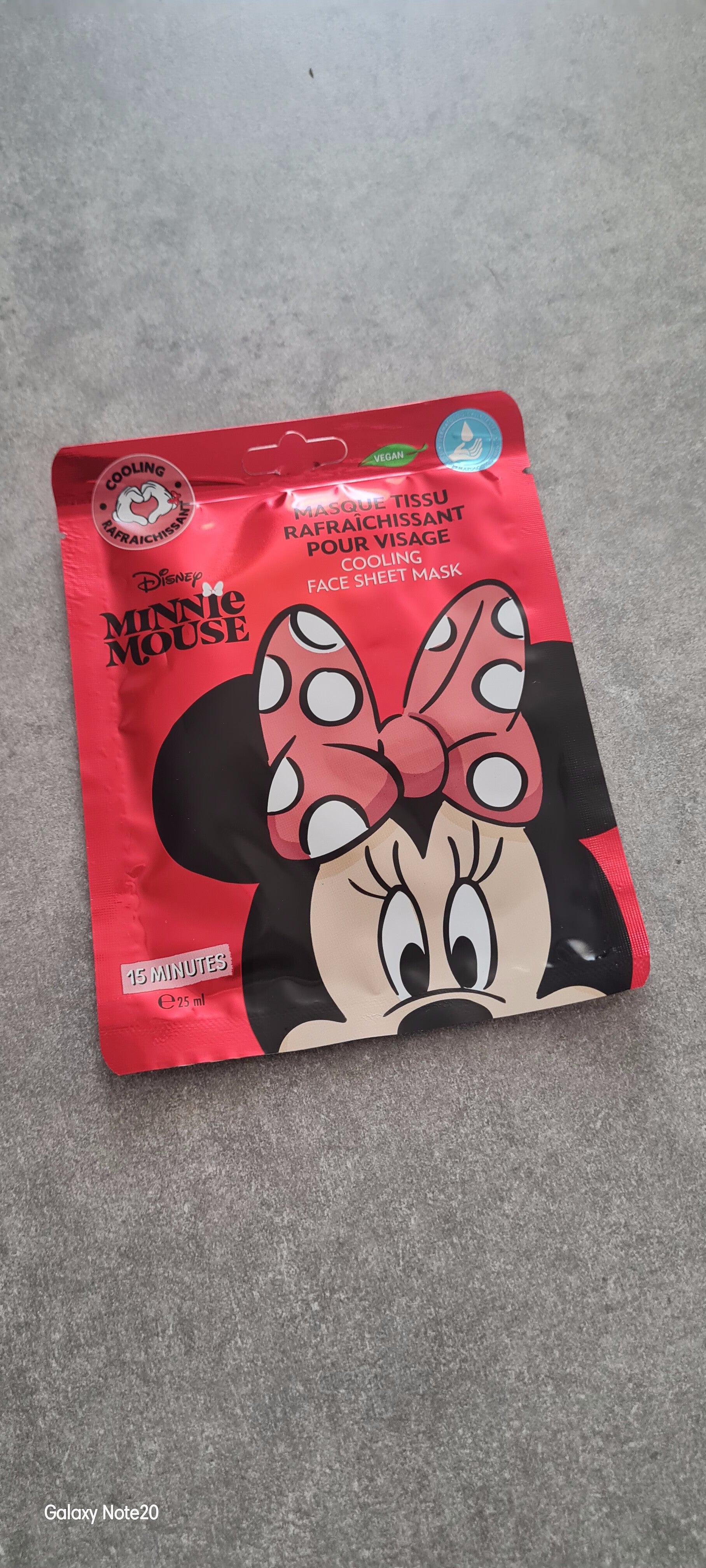 Masque minnie raffraichissant visage
