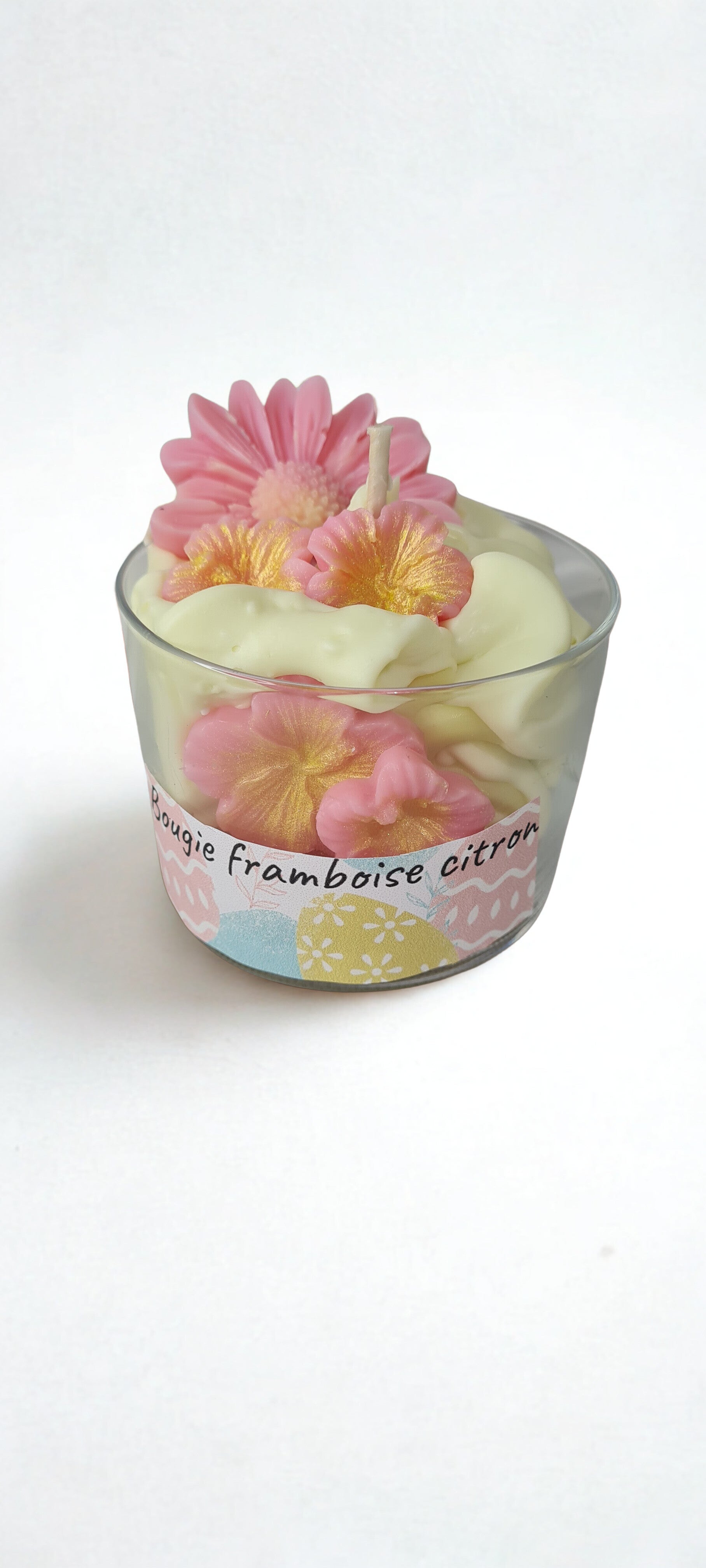 Bougie framboise citron 200g