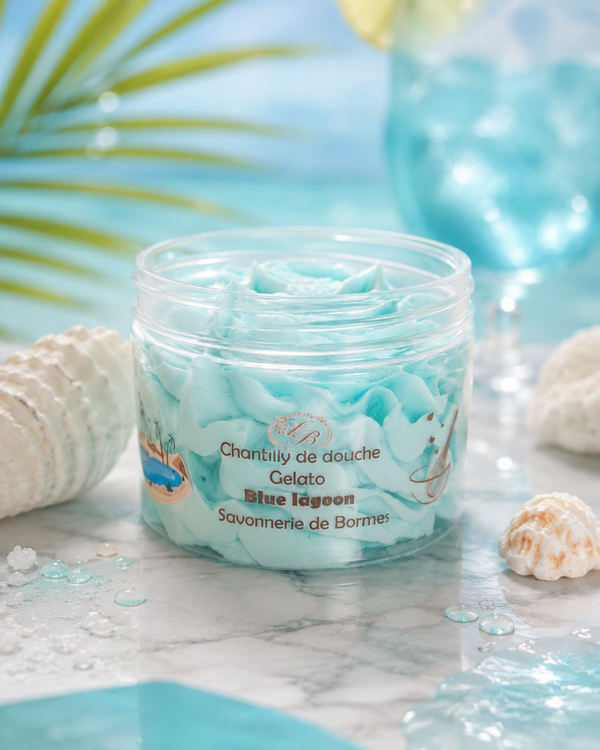 Chantilly de douche blue lagon 100g