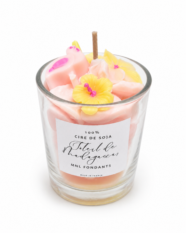 Bougie soleil de Madagascar 250g