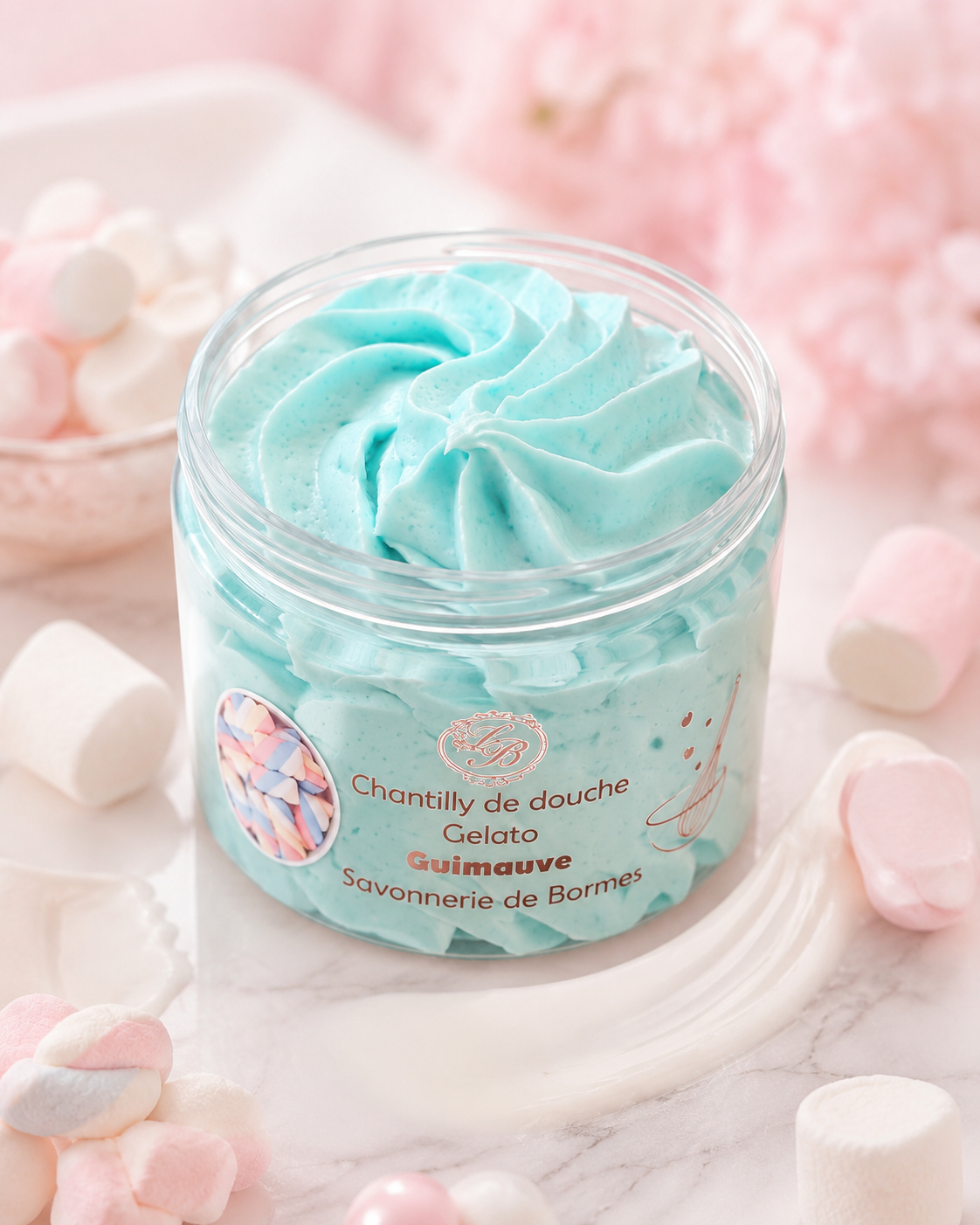 Chantilly de douche guimauve 100g