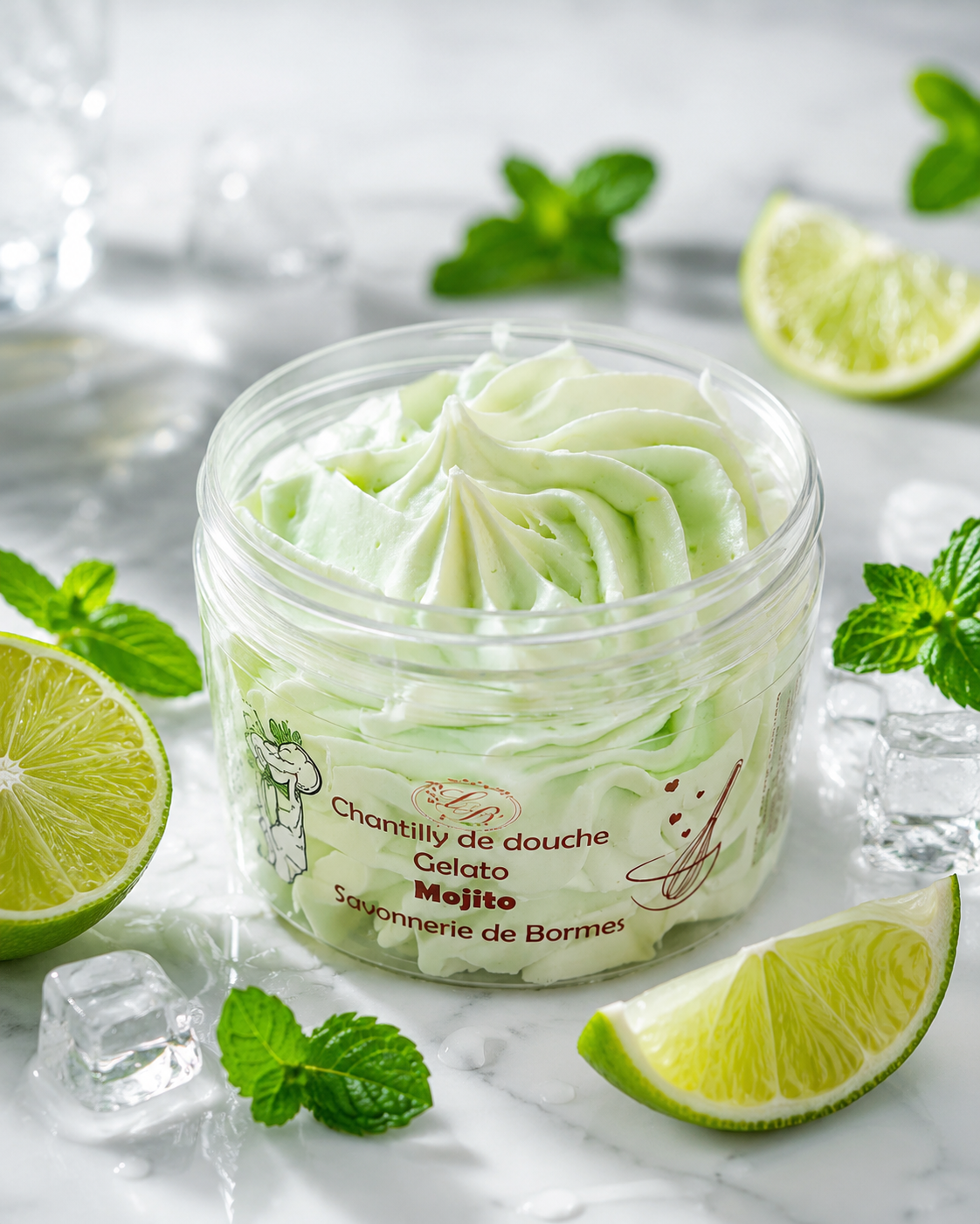 Chantilly de douche mojito 100g