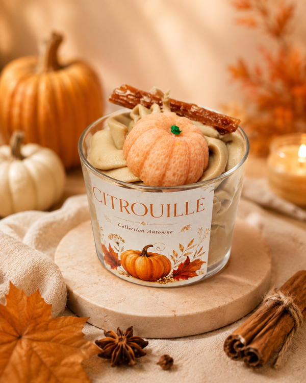 Bougies citrouilles 200g